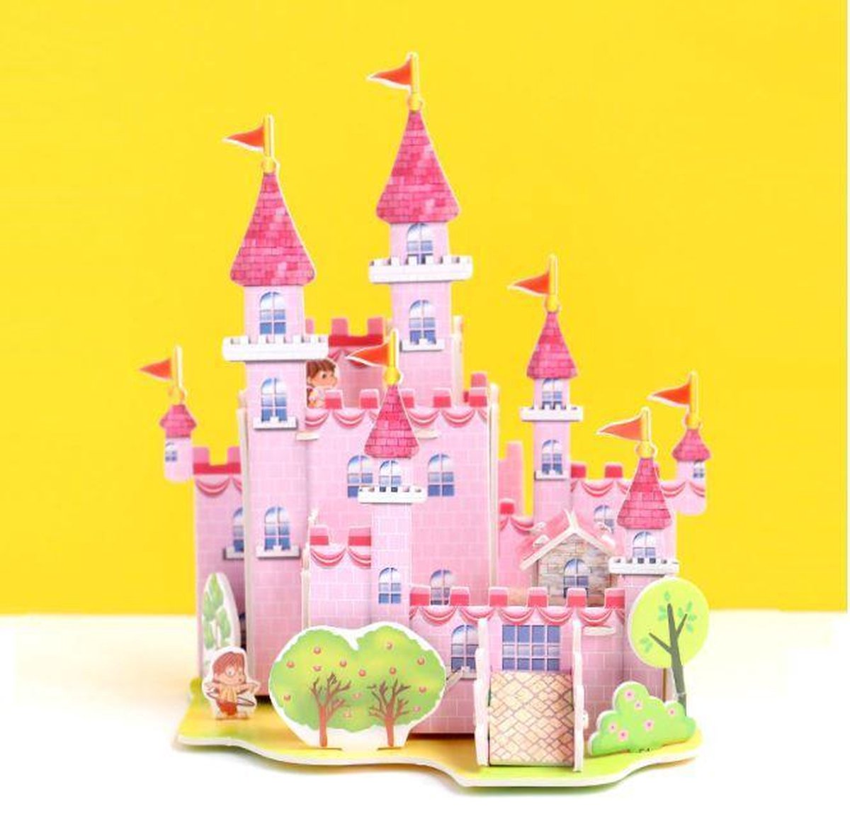 3D puzzel | Castel puzzel | 3D puzzel voor kinderen | 24 stuks | 3D puzzel gebouw